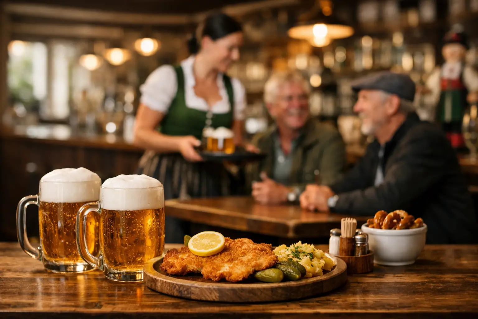 Bierlokal Donaustadt mit Wiener Schmäh