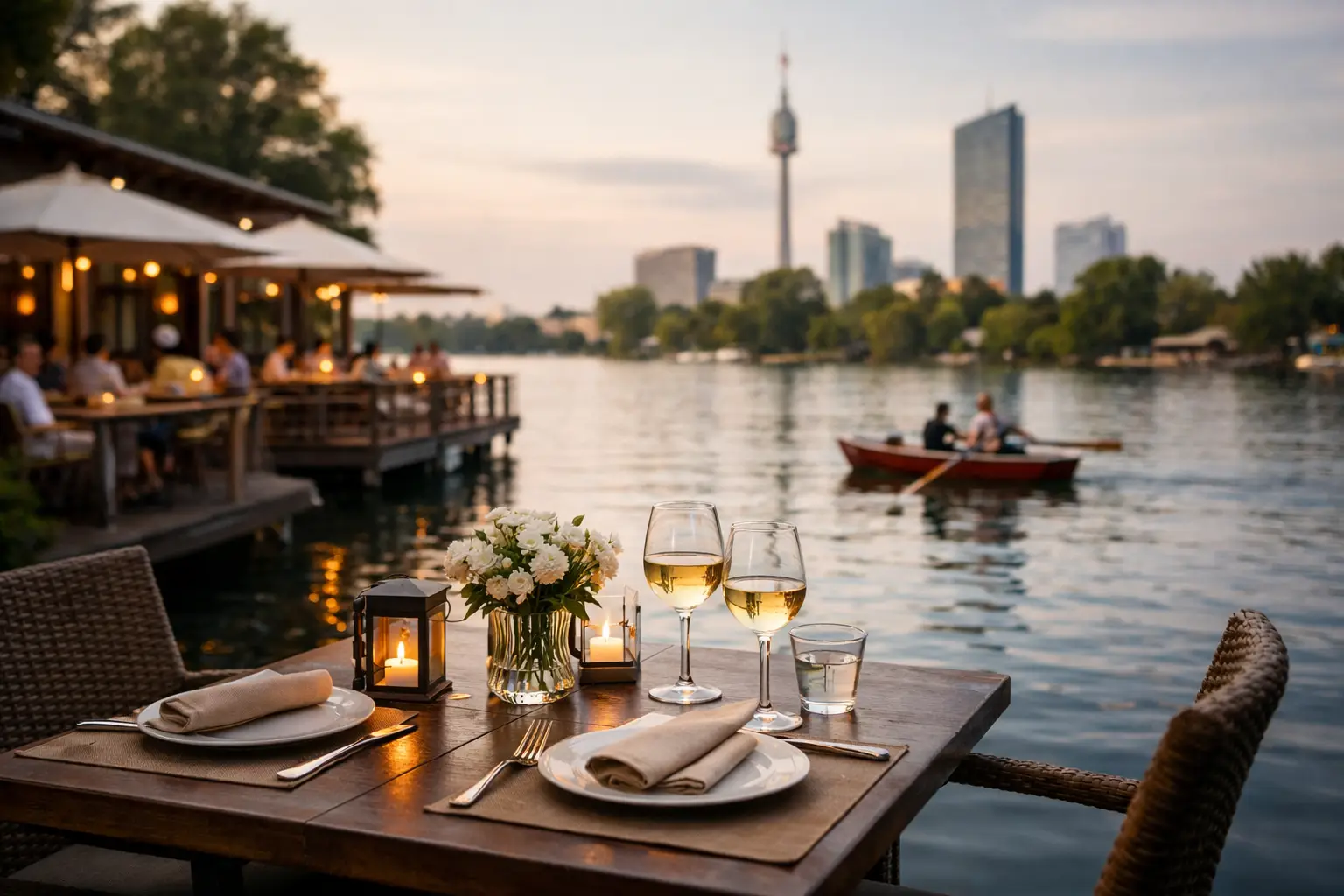 Gemütliches Restaurant Alte Donau finden
