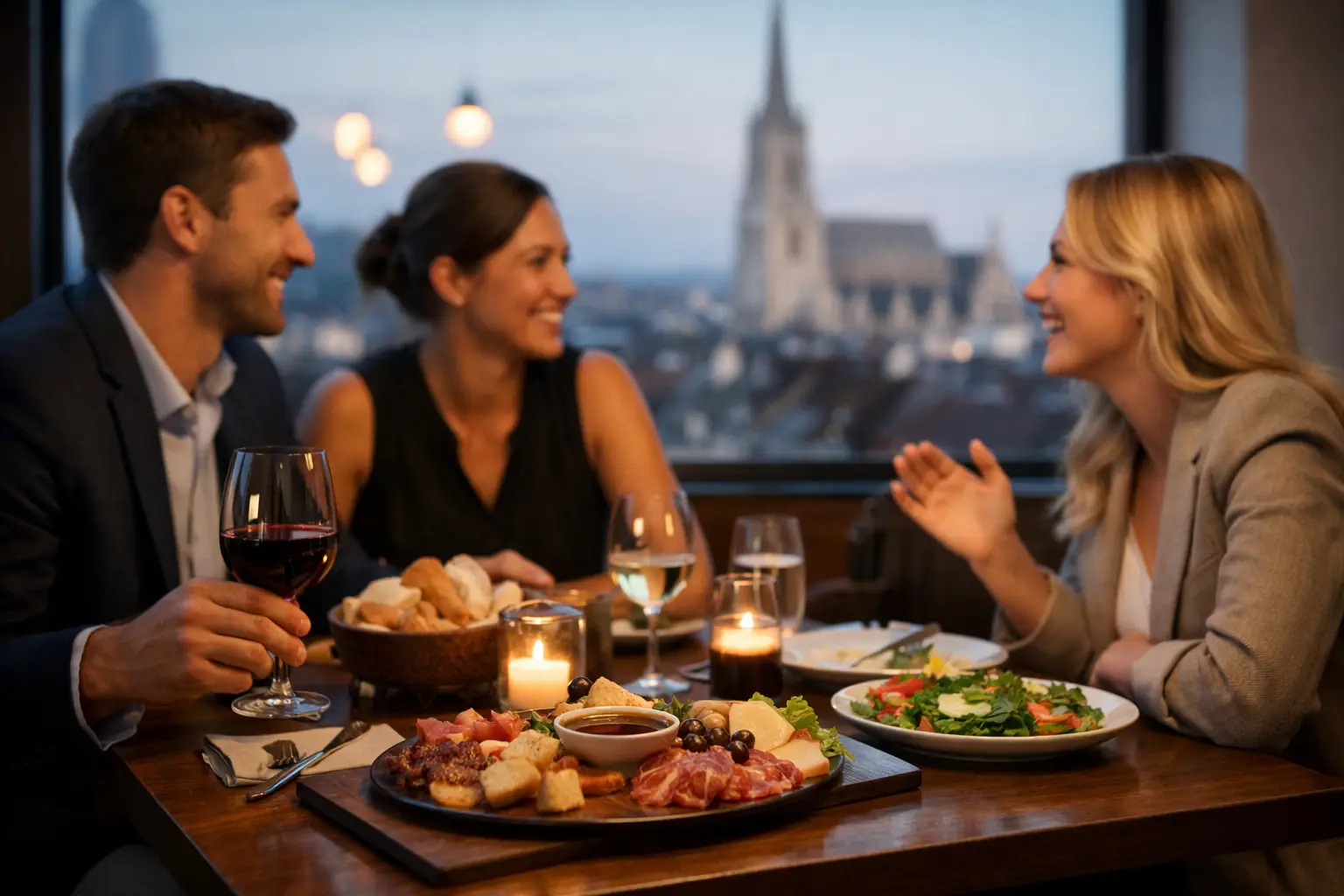 Abendessen für kleine Gruppen planen in Wien