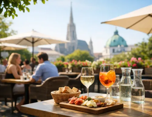 Ein Gastgarten in Wien schmeckt nach Sommer
